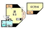 シティフラット六甲道の間取り画像