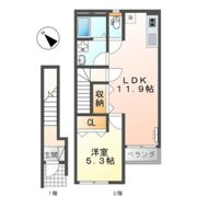 クロステージ中須賀の間取り画像