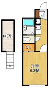 ハイツみらいの間取り画像
