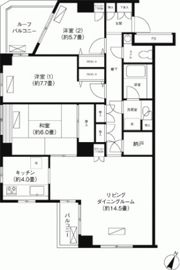 ヒルサイド白山の間取り画像