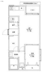 SQUARE大江の間取り画像