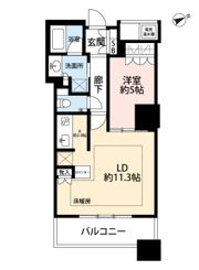ザ・パークハウス西新宿タワー60の間取り画像