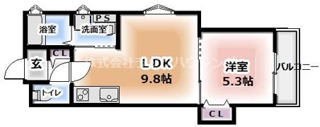 ラモーナ門真南の間取り画像