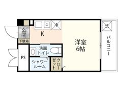 第6みぞたコーポの間取り画像