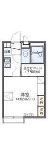 レオパレス平尾ハイツの間取り画像