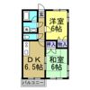 原松ハイツBの間取り画像