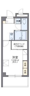 レオパレス小禄當間の間取り画像