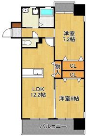 レジェンド砂津の間取り画像