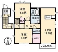 シャーメゾンフェリスの間取り画像