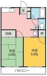 エンゼルハイム・アオキの間取り画像