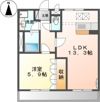 ラフォーレ木太の間取り画像