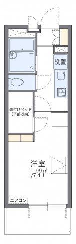 レオパレステルセイラの間取り画像