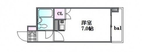 ダイアパレス皆実町の間取り画像