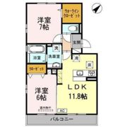 アンベリール A棟の間取り画像