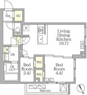 アジールコート後楽園の間取り画像