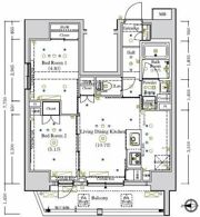 LUMEED南千住の間取り画像