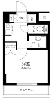 エクセリア上野毛の間取り画像