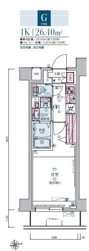 リヴシティ成増ミュジオの間取り画像