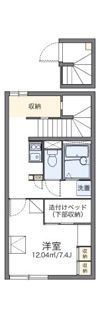 レオパレスフォ－レストⅡの間取り画像
