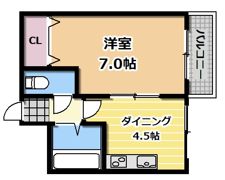 ルピナス香里園の間取り画像