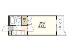 カナンハイツB棟の間取り画像
