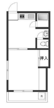 松原コーポの間取り画像