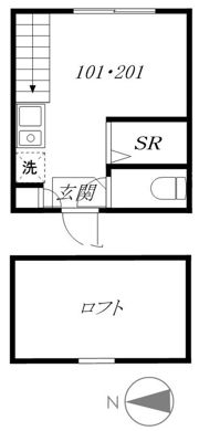 プランドルアムール志茂の間取り画像