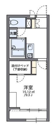 レオパレスTHUBAKIの間取り画像