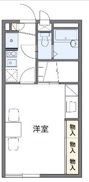 レオパレスエスペランサⅣの間取り画像