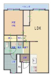 京福日之出マンションの間取り画像