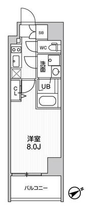 グラシアプレイス本駒込の間取り画像