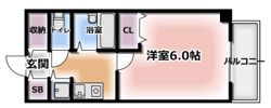 守口駅前敷島ビルの間取り画像