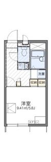 レオパレスアクアグレイス和光の間取り画像