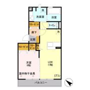 レグラス稲里 Fの間取り画像