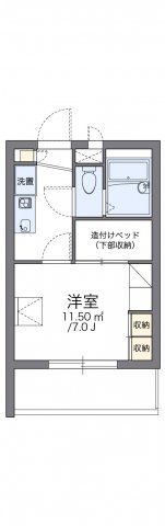 レオパレスボムールの間取り画像