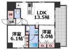プレサンス四天王寺の間取り画像
