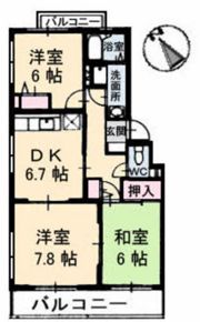 サン フレアーの間取り画像