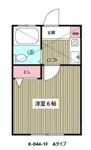 メゾン高橋B棟の間取り画像