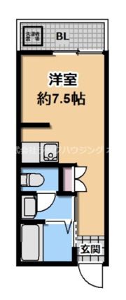 ミワマンションの間取り画像