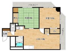 第三津広ビルの間取り画像