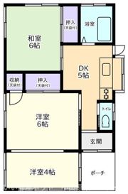 椎野貸家Bの間取り画像