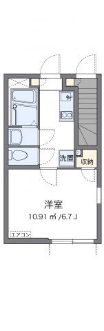 クレイノ葵芳 2号館の間取り画像