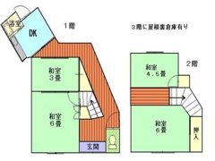 村本邸の間取り画像