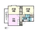 柿ノ木ハイツの間取り画像