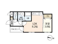 MOVE楽々園WESTの間取り画像