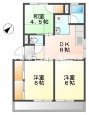 コーポ大坪の間取り画像