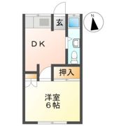 多田コーポ第1の間取り画像