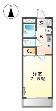 グリーンヒルズ図書館通りの間取り画像