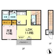 ルミー奈の間取り画像