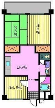 第87杉フラットの間取り画像